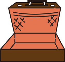 スーツケースのベクターイラスト