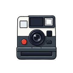 Detailed Retro Polaroid Camera