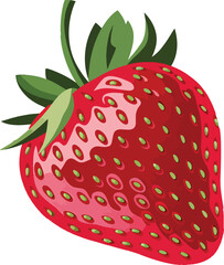 Obraz premium strawberry art design illustration premium quality