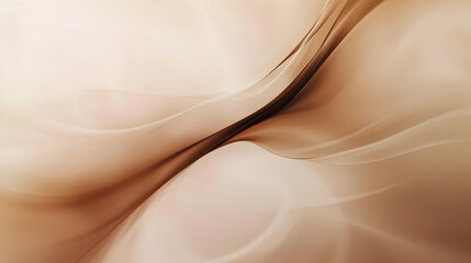 Abstract caramel wave background with flowing lines and smooth texture for graphic design