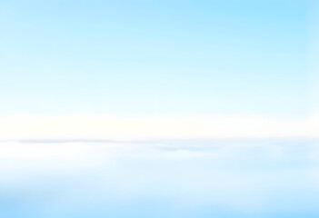 Obraz premium 天空の風景 — 青と白のグラデーション