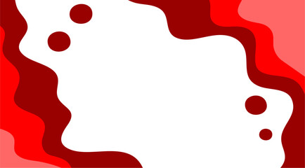 abstract background with red fluid and wave pattern