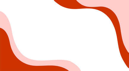 Abstract pink wave pattern for frame with a white background