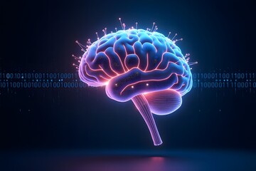 Obraz premium 3d rendered illustration of a brain