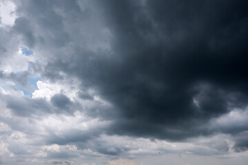 Dark sky with stormy clouds. Dramatic sky rain,Dark clouds before a thunder-storm,clouds before rain