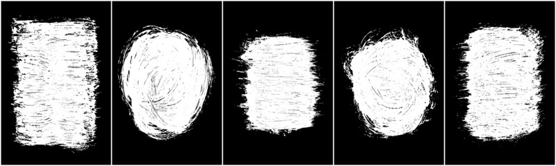 Сhalk texture vector. White scratch on black. Сrayon scribble effect. Chalk background set. Illustration, Eps 10.