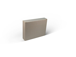 A simple, rectangular box with a neutral color, likely used for storage or packaging purposes.