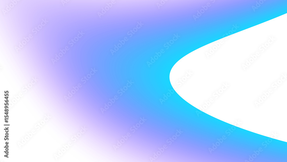 Poster blurred transparent gradient background. elegant blue wavy line on transparent png overlay backgroun