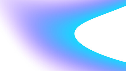 Blurred transparent gradient background. Elegant blue wavy line on Transparent png overlay background