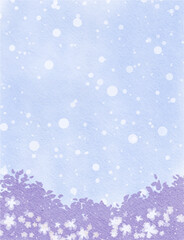 Fototapeta premium soft pastel blue purple colorful abstract illustration, background, wallpaper, card invitation design