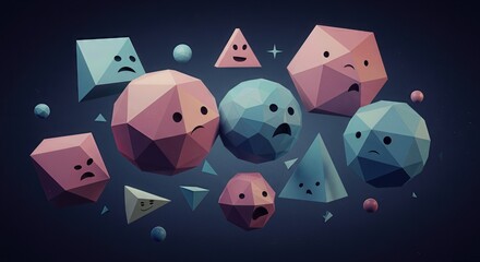 Mathematical Shapes Experience Express Emotions Triangles Circles Polygons