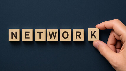 The word NETWORK shown as a symbolic visualization of interconnected systems, highlighting collaboration, real-time communication, and the seamless integration of digital and human interactions