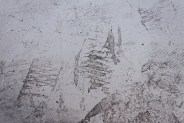 Sneaker Tread Stains on Painted Plaster