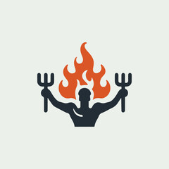 Fire god logo