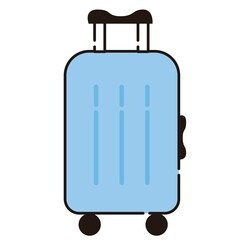 スーツケースのイラスト素材