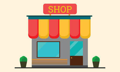 Small coffeehouse shop store boutique outlet retailer market