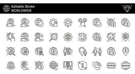 Global Business Icon Sheet 40 Editable Stroke Icons for Worldwide Use (sheet (86).eps)