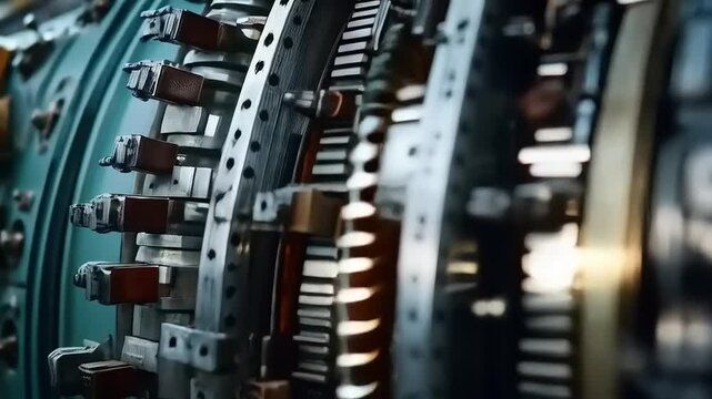 Enigma Machine: Close-up of a Historical Cryptographic Device