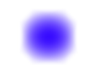 blue glowing sphere