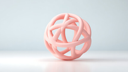 Plush metaball shape isolated on white or transparent background. png cut out. 3d design element.