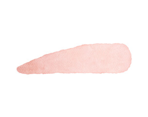 Pastel pink watercolor paint brush stroke background for banner or valentine's day and wedding elements