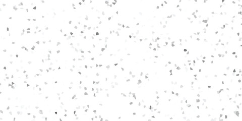 Scattered fragmented pieces design with varying shades of grey against a white background resembling broken or scattered elements perfect for digital design.