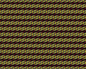 Abstract geometric mosaic pattern textured roof tiles on building surface