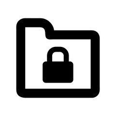 folder security file vector icon

