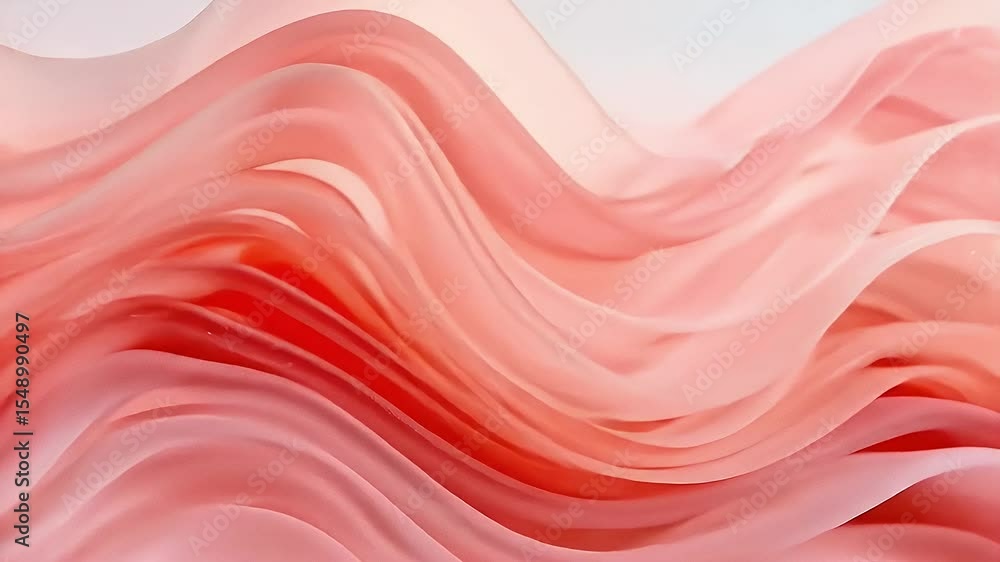 Poster abstract pink waves background with soft gradient and gentle flow texture