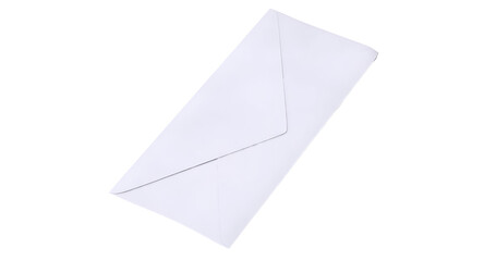 A plain white envelope, often used for mailing letters or documents.