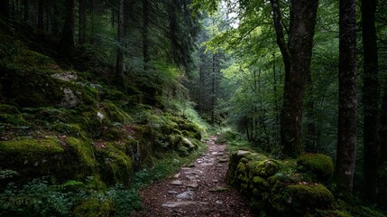 Fototapeta premium Rainforest illustration