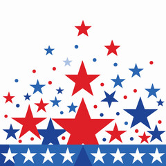 Obraz premium a vibrant and patriotic design featuring a top bor.eps