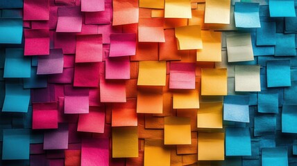 Colorful Sticky Notes Wall Texture Background colorful background texture wall notes pattern ideas