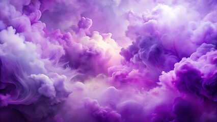Abstract artistic purple clouds swirling forming an ethereal dreamy atmosphere