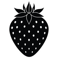 vector illustration of a strawberry