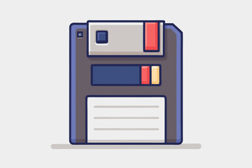 floppy disk texture led retro tech icon