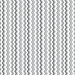 Regular black and white zigzag chevron pattern, seamless zig zag line texture abstract geometry background