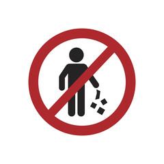 No Littering Sign: Keep Environment Clean, Dispose Waste Properly