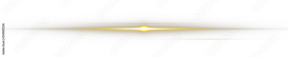 Poster png glowing horizontal line of yellow light with shining glow and beam effect. futuristic energy str