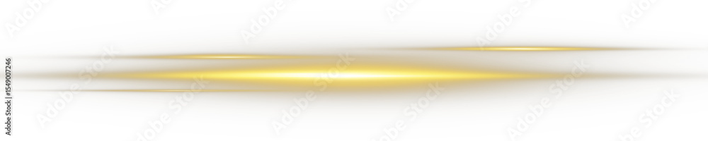 Poster png glowing horizontal line of yellow light with shining glow and beam effect. futuristic energy str