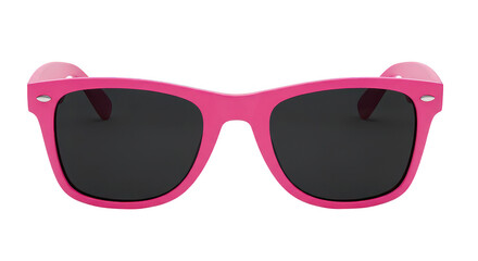 Pink sunglasses isolated