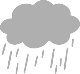 날씨 비 먹구름 드로잉(weather rain cloudy drawing icon)