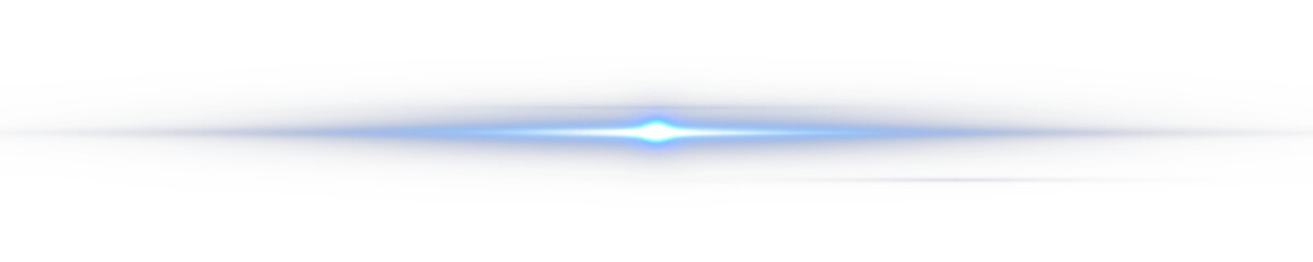 Glowing horizontal blue light line with radiant shine and beam effect. Futuristic flare, and neon glow. digital highlights.PNG	