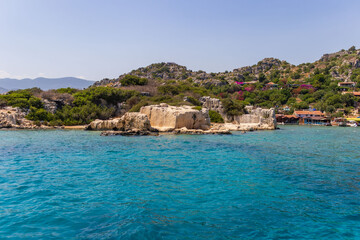 Fototapeta premium Kekova Island and Sunken City, Demre, Turkey