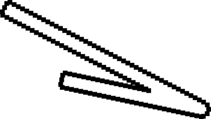 Pixel line creative design digital. Element 8 bit retro