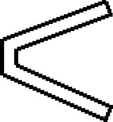 Pixel line creative design digital. Element 8 bit retro