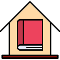 Home School Vector Icon Design