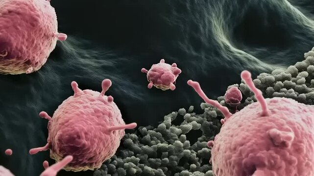 Microscopic View of Cancer Cells: A Detailed Look into the Cellular Structure and Morphology of Malignant Neoplasms