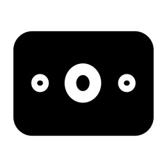 Clean solid vector icon storage for user interface design. Ideal for web dashboards, mobile apps, UI kits, and prototypes. Scalable SVG format for easy integration in digital projects.