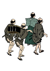 浮世絵　町人　その258